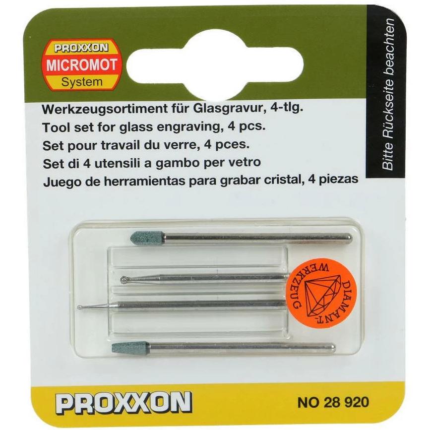 Proxxon: Set di Abrasivi per la Lavorazione del Vetro (K1'000)