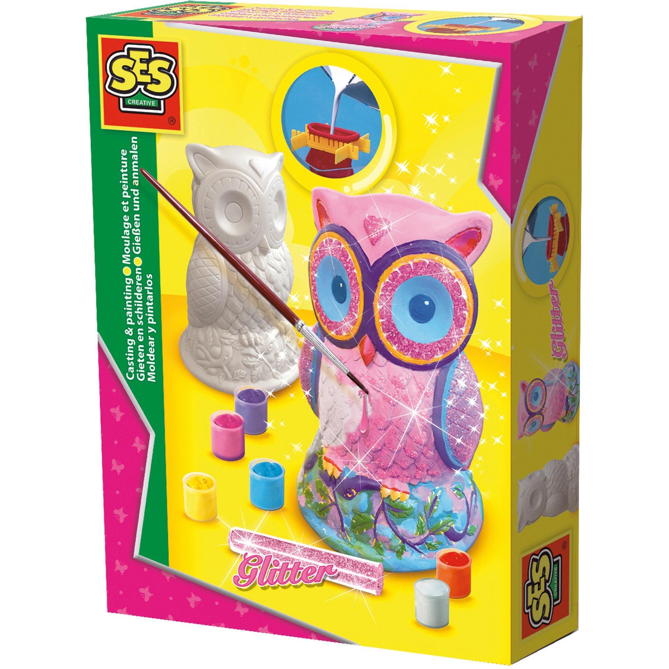 Ses Calco in Gesso e Pittura: Crea il Tuo Gufo!