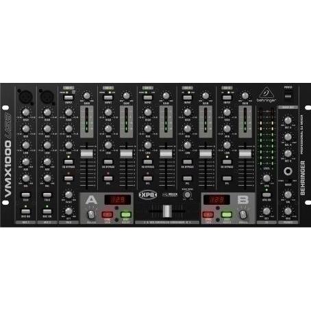 Behringer VMX1000USB, console di missaggio a 7 canali, connessione USB (Mixer da studio e live), Mixer audio