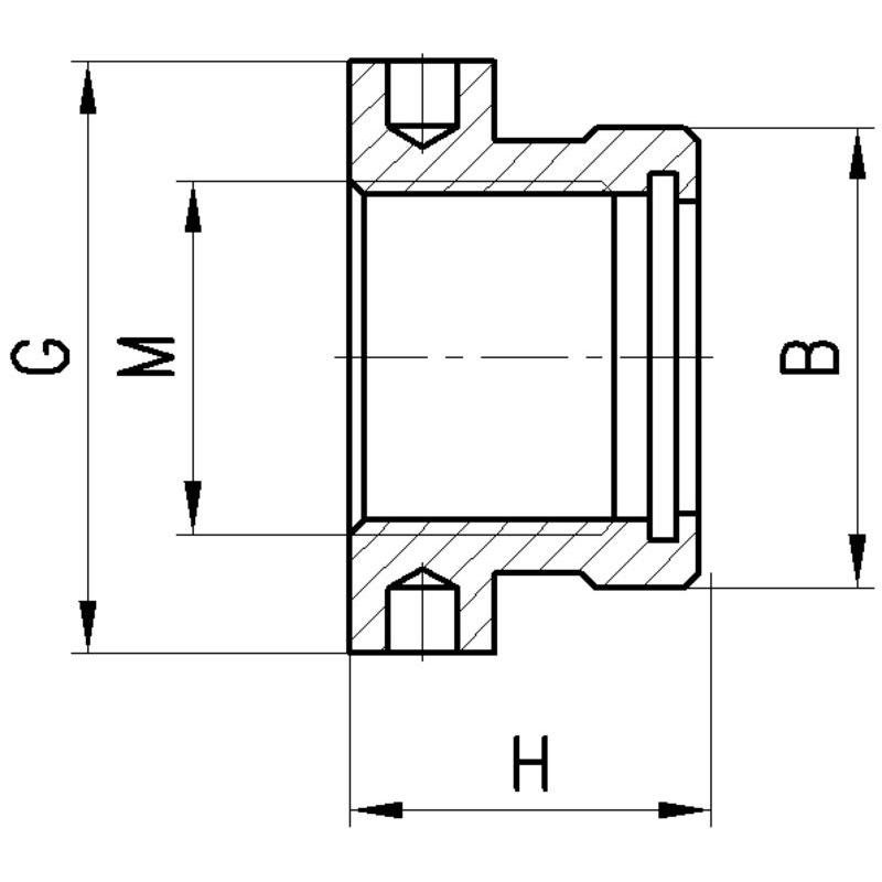 Röhm: Dado di Serraggio Tipo 241-60 - 07 241-60