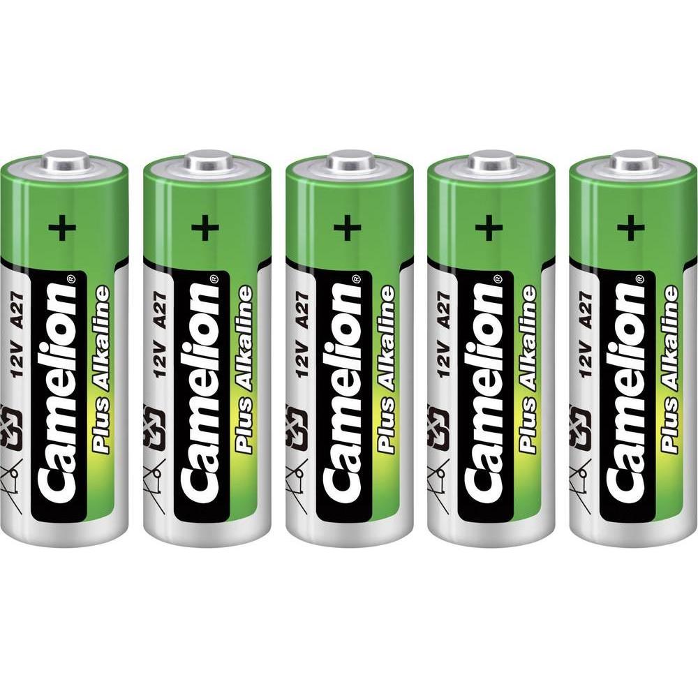 Camelion LR27 Batteria speciale 27 A Alk (5 pz., A27, 26 mAh), Batterie + pile