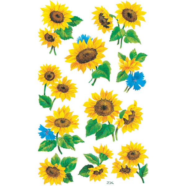 Z-Design: Sticker Girasoli - Luce e Creatività