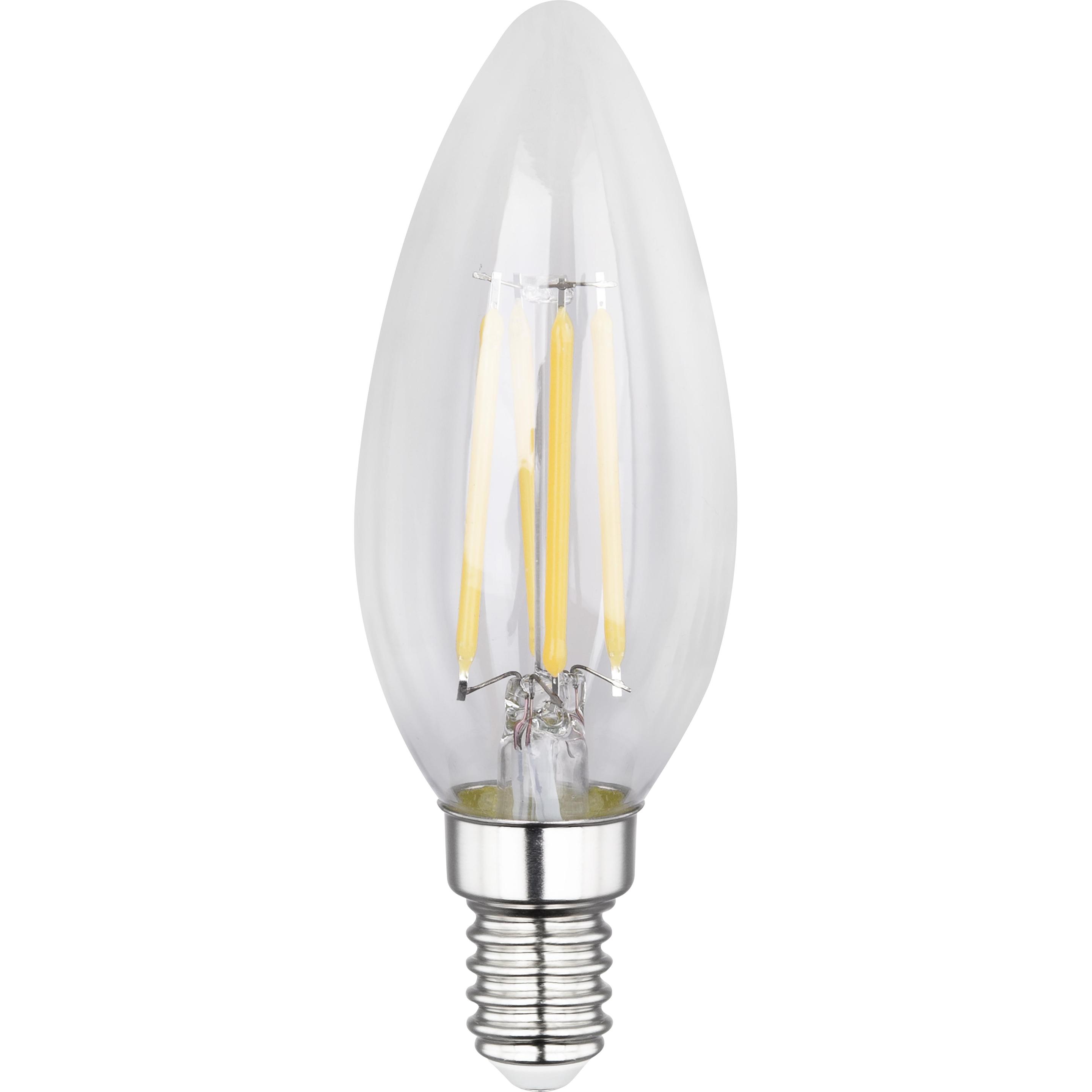 Globo Lampadina LED Nichel Opaco 2xE14 (E14, 4W, 400lm, 2x, F)