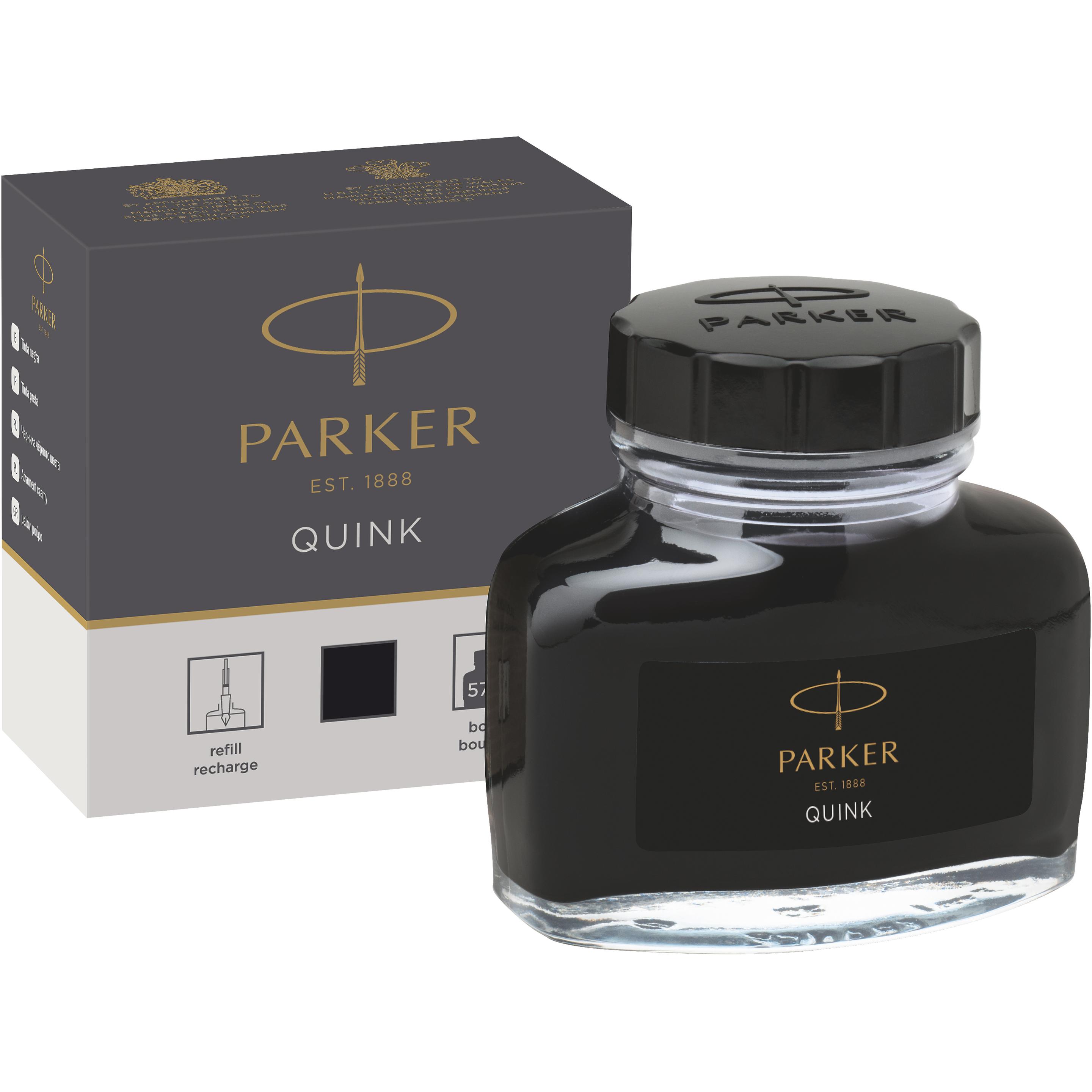 Parker Pen, Cartucce di Ricambio, Quink (Calamaio, Nero)
