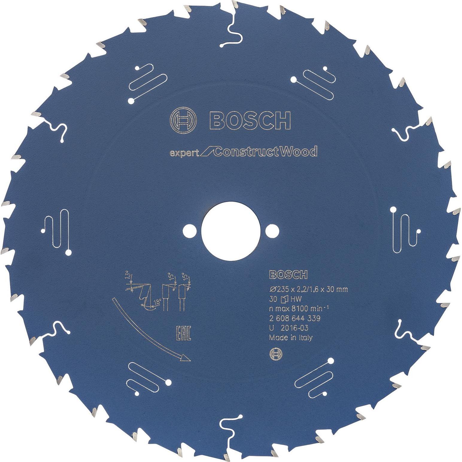 Bosch Professional Zubehör, Lama, Lama per sega circolare EX CW H 235x