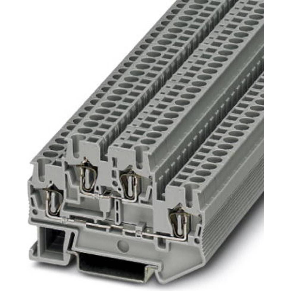 Phoenix Contact STTB 2,5 DOUBLE, Cavo + Spina elettrica, Grigio