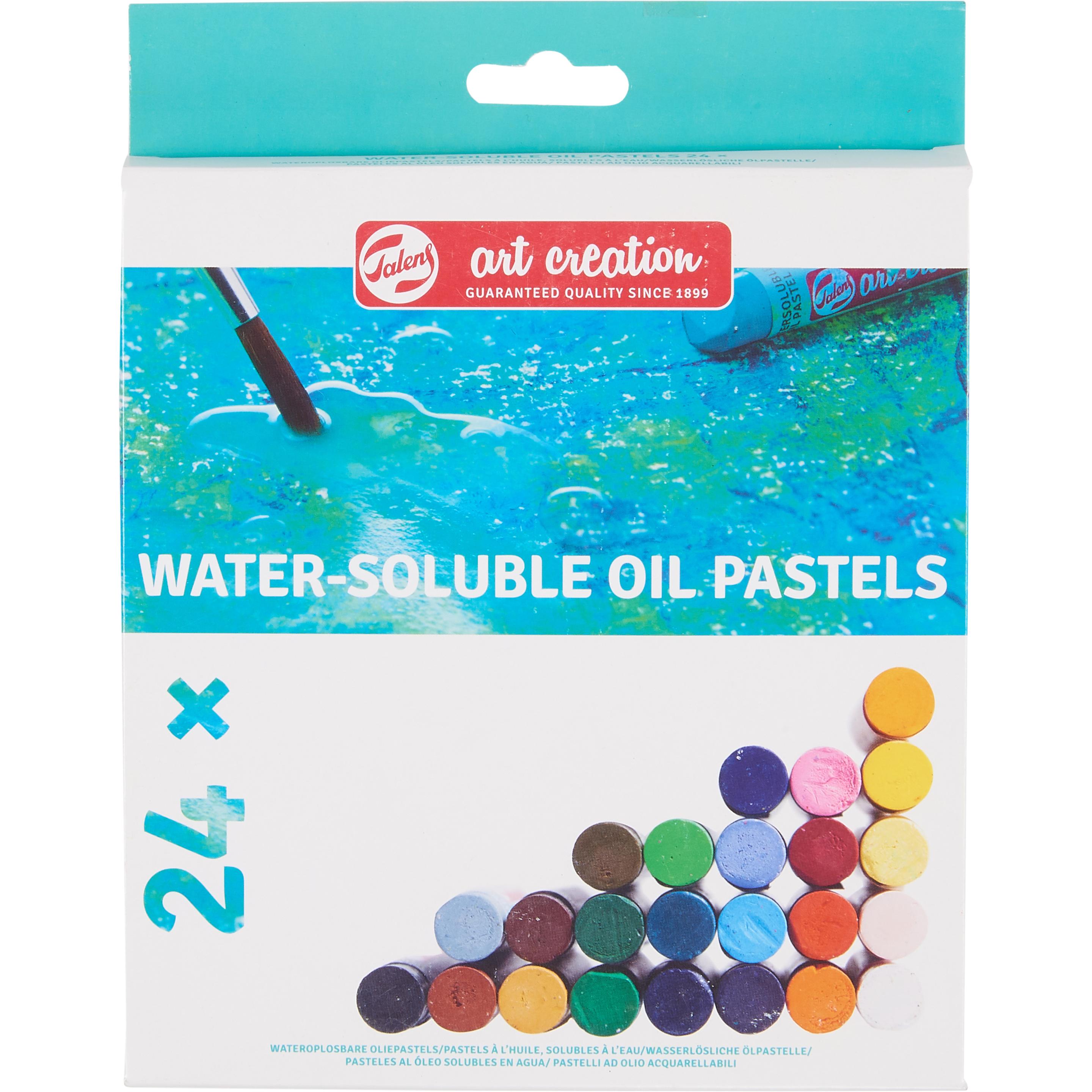 Talens, Set di Pastelli a Olio Idrosolubili 24# (Multicolore, 24 x)