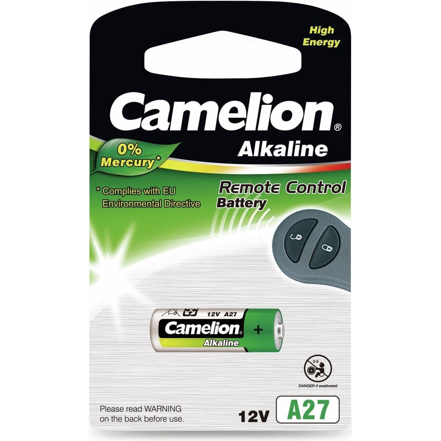 Camelion LR27 Batteria speciale 27 A Alk (1 pz., A27, 26 mAh), Batterie + pile