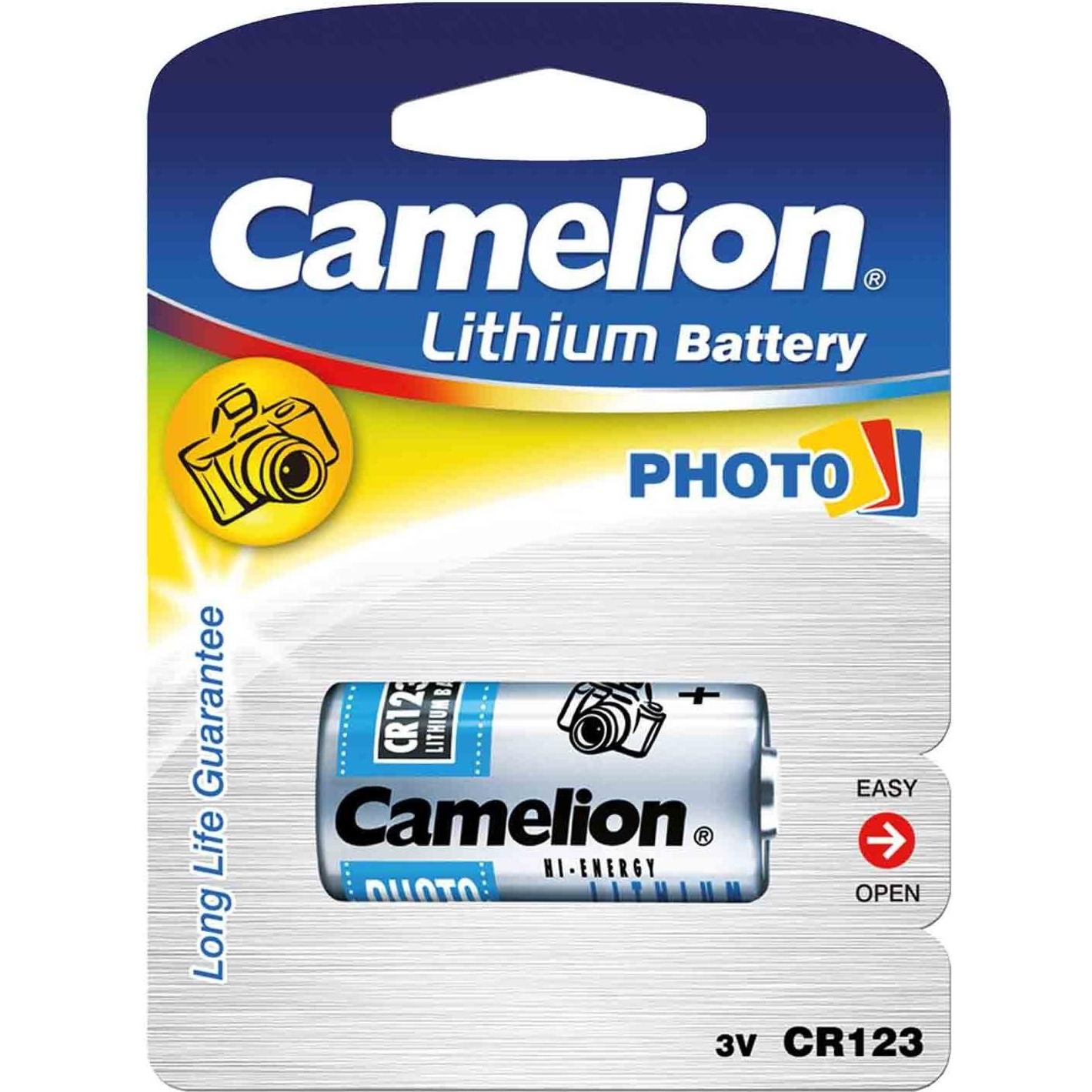 Camelion Foto batteria CR-123A (1 pz., CR123A, 1300 mAh), Batterie + pile