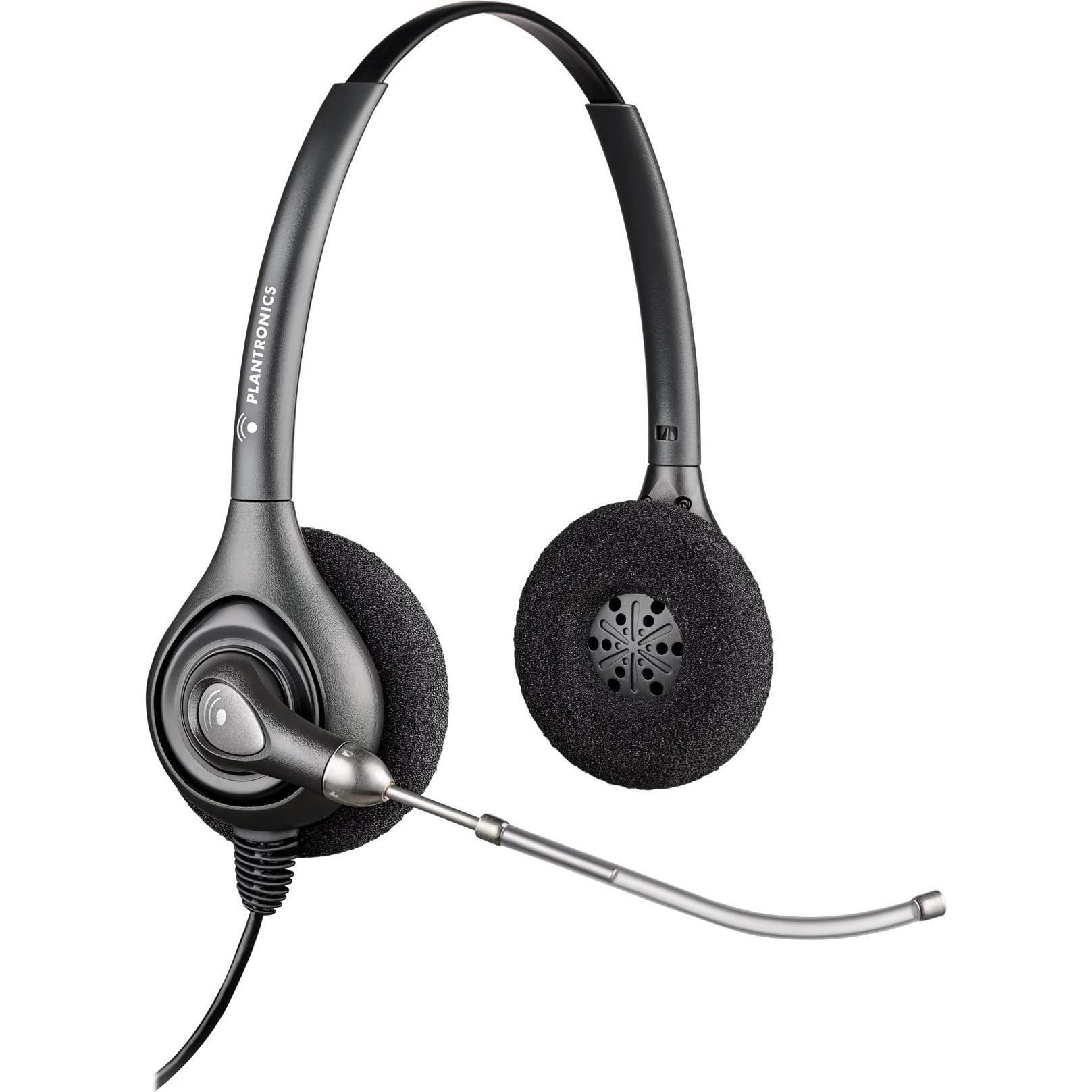 Poly H261H HOH VT per utenti di apparecchi acustici (Cablato), Cuffie da ufficio, Nero