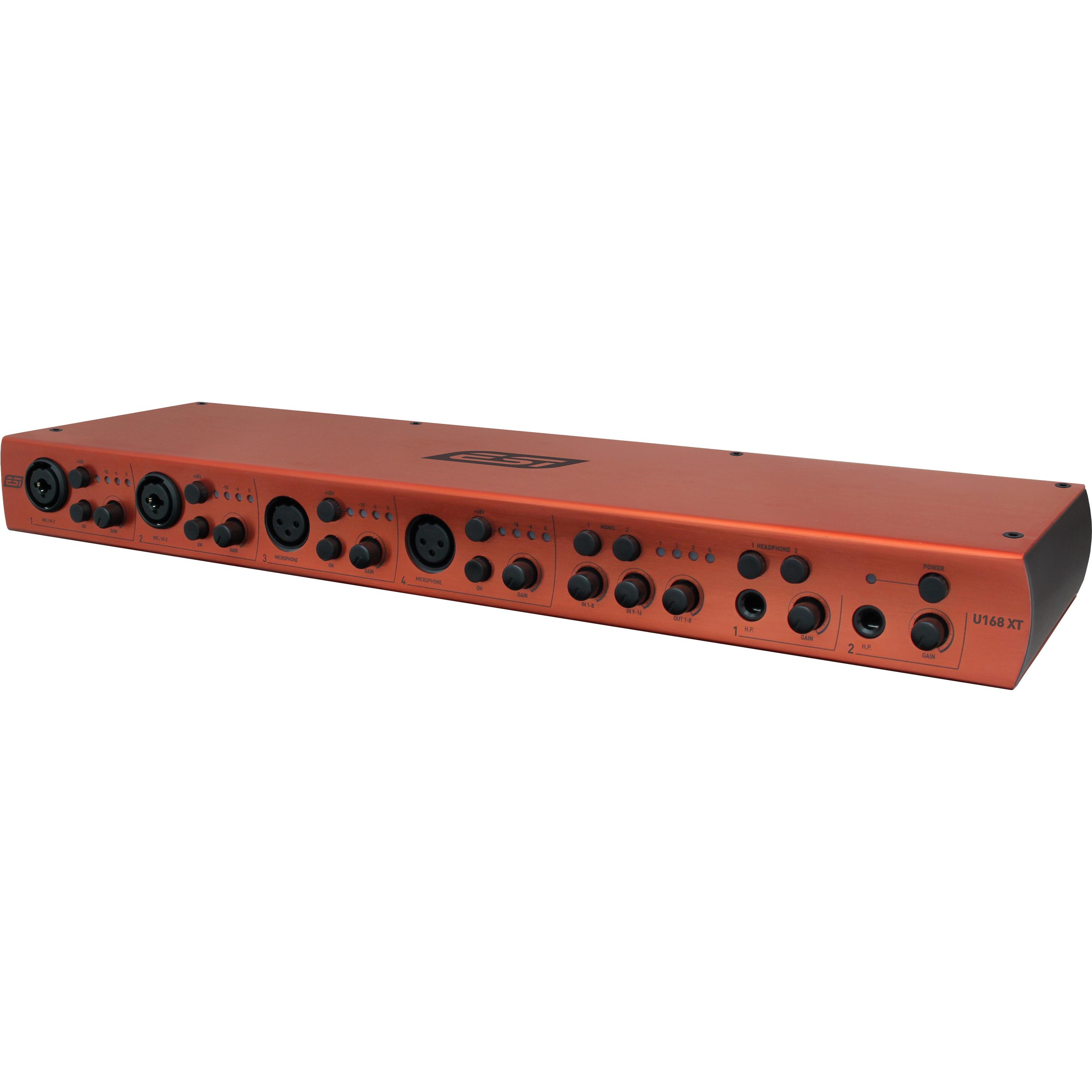 ESI Audiotechnik U168xt (USB), Interfaccia audio, Rosso