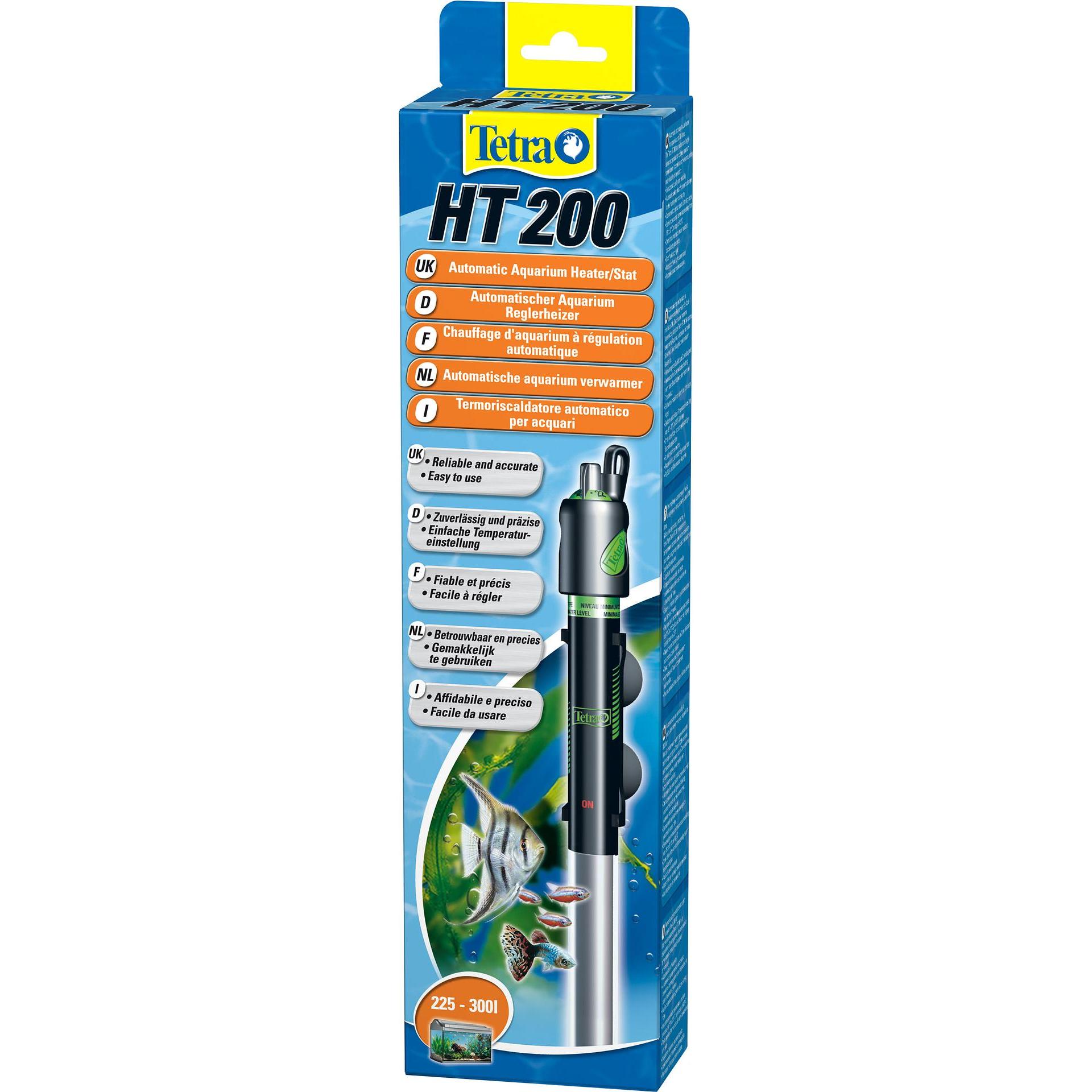 Tetra Tec Control Heater HT 200W 29.5cm: Riscaldatore Acquario Tecnologico