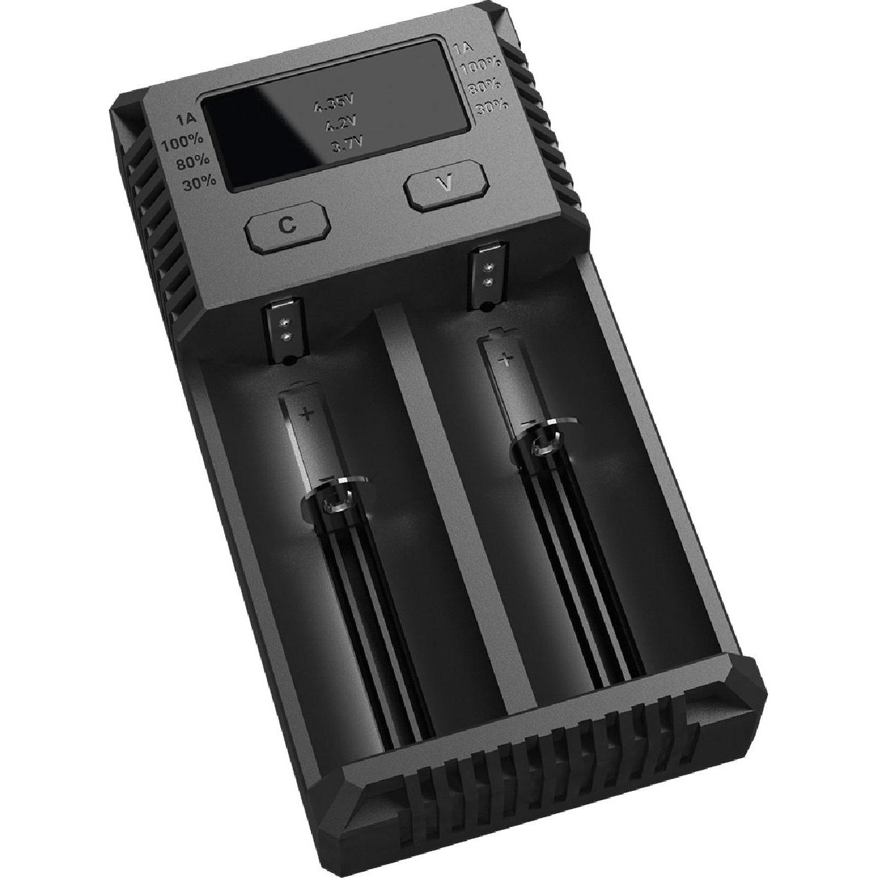 Nitecore Nuovo i2 (1 pz., C, D, AAAA, AAA, AA, Caricabatterie senza batteria), Caricabatterie