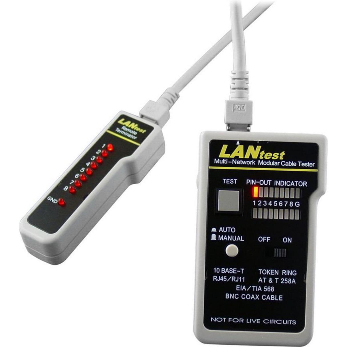 RS PRO, Multimetro, Analizzatore di cavi multi-rete, LANtest