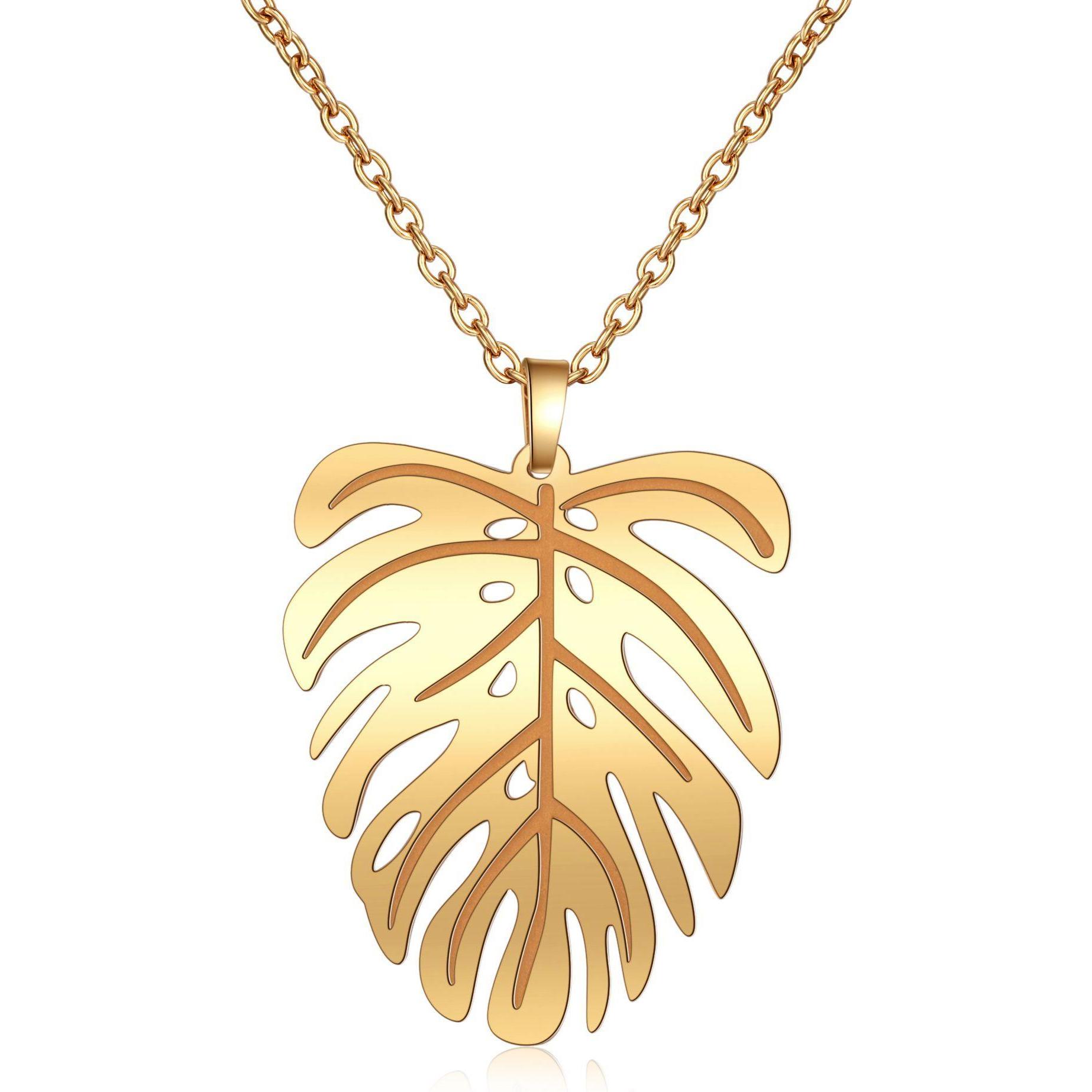 Ailoria: Collana Giungla in Acciaio Inossidabile