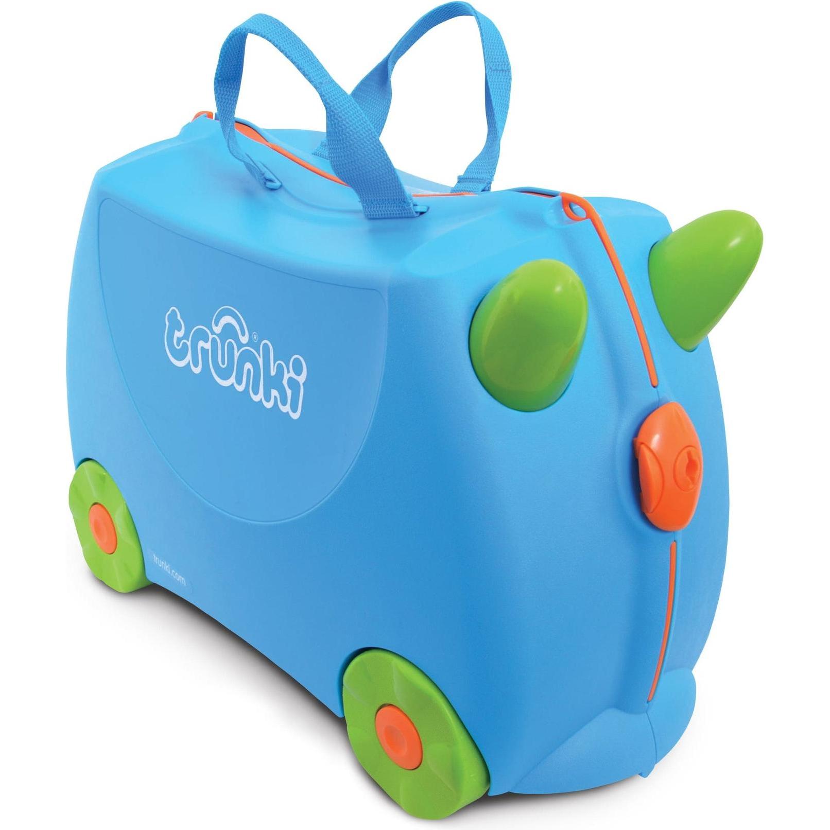 Trunki: Valigia per Bambini Ride-on, in Blu e Verde (18L)