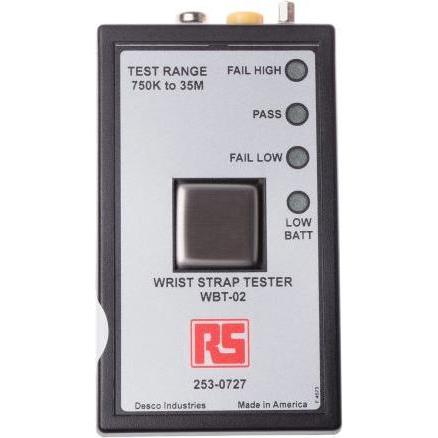 RS PRO Tester per bracciale antistatico, Misurazione