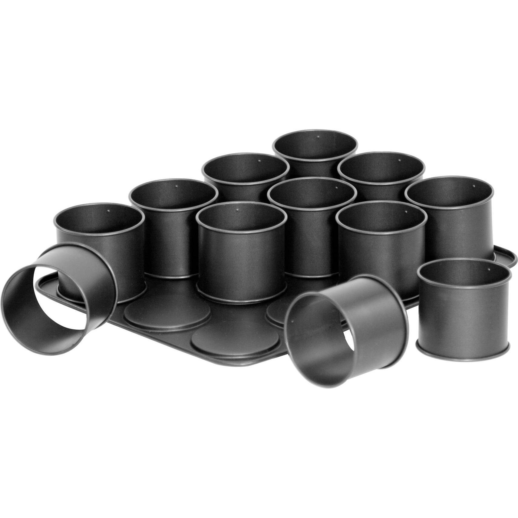 Zenker Speciale Creativo: Teglia con Stampi da Forno, Colore Nero