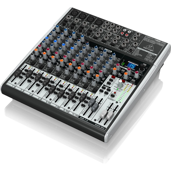 Behringer XENYX X1622USB, mixer a 12 canali con effetti e USB (Mixer da studio e live), Mixer audio