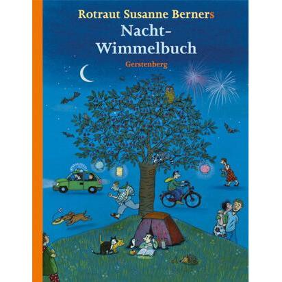 Nacht-Wimmelbuch, Libro per bambini di Rosso Signora Susanne Berner