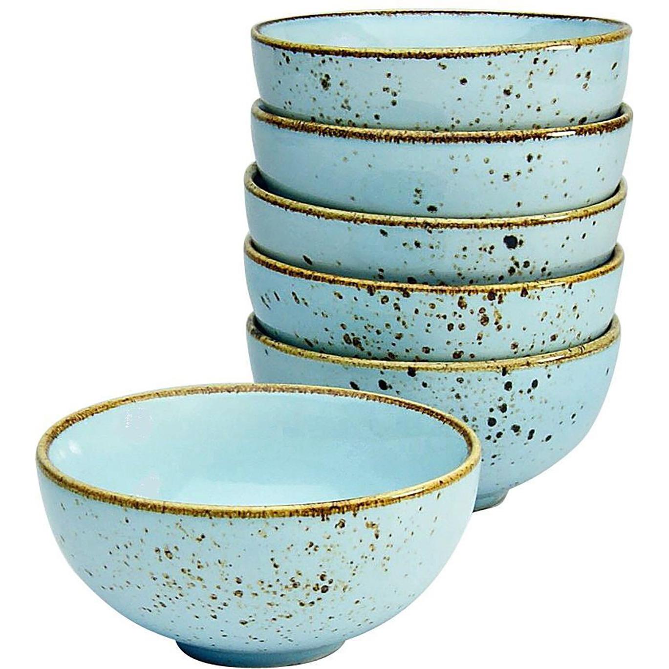 CreaTable Collezione Natura: Ciotola + Scodella, Blu