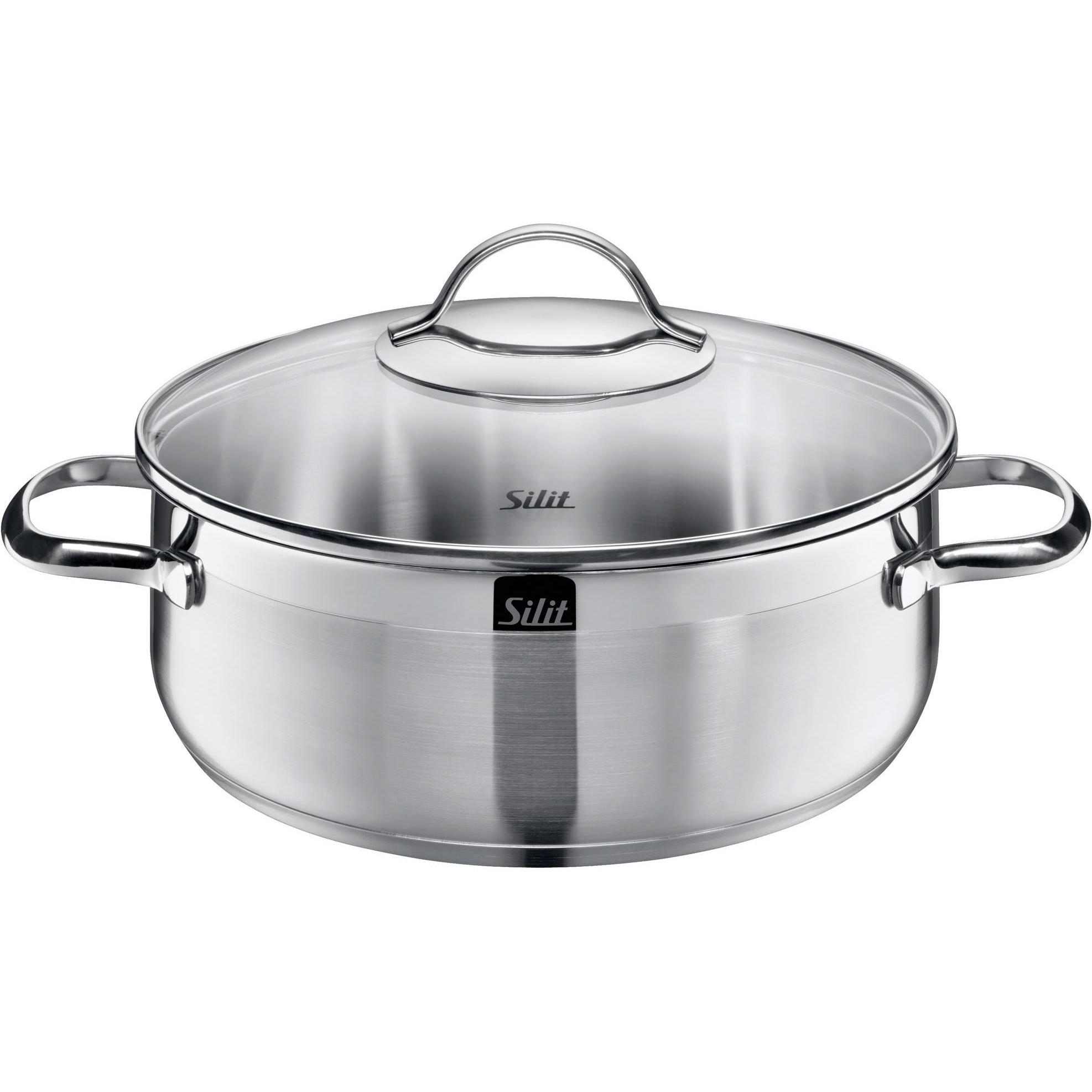 Silit m.D.24cm agata, Padella + Pentola, Argento