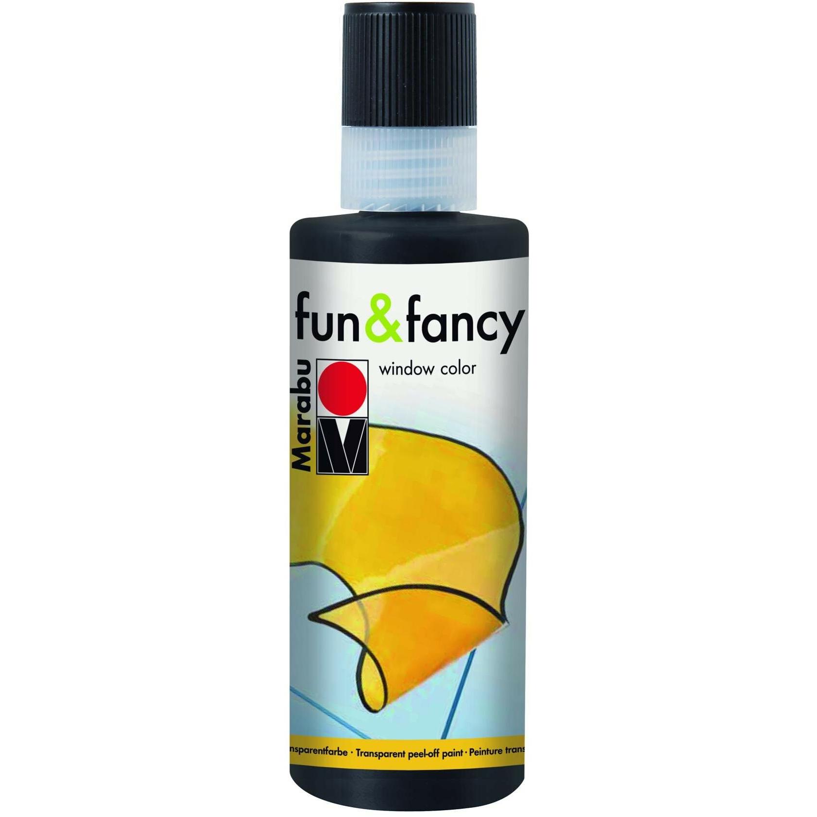 Marabu: Colore e Vernice per il Fai da Te - Colore di Finestra Nero (80 ml)