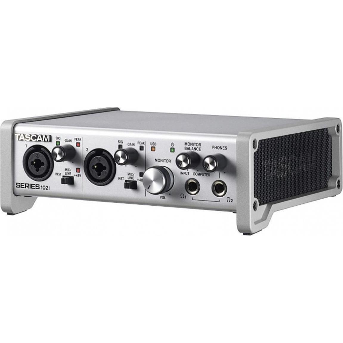 Tascam Serie 102i (USB), Interfaccia audio, Argento