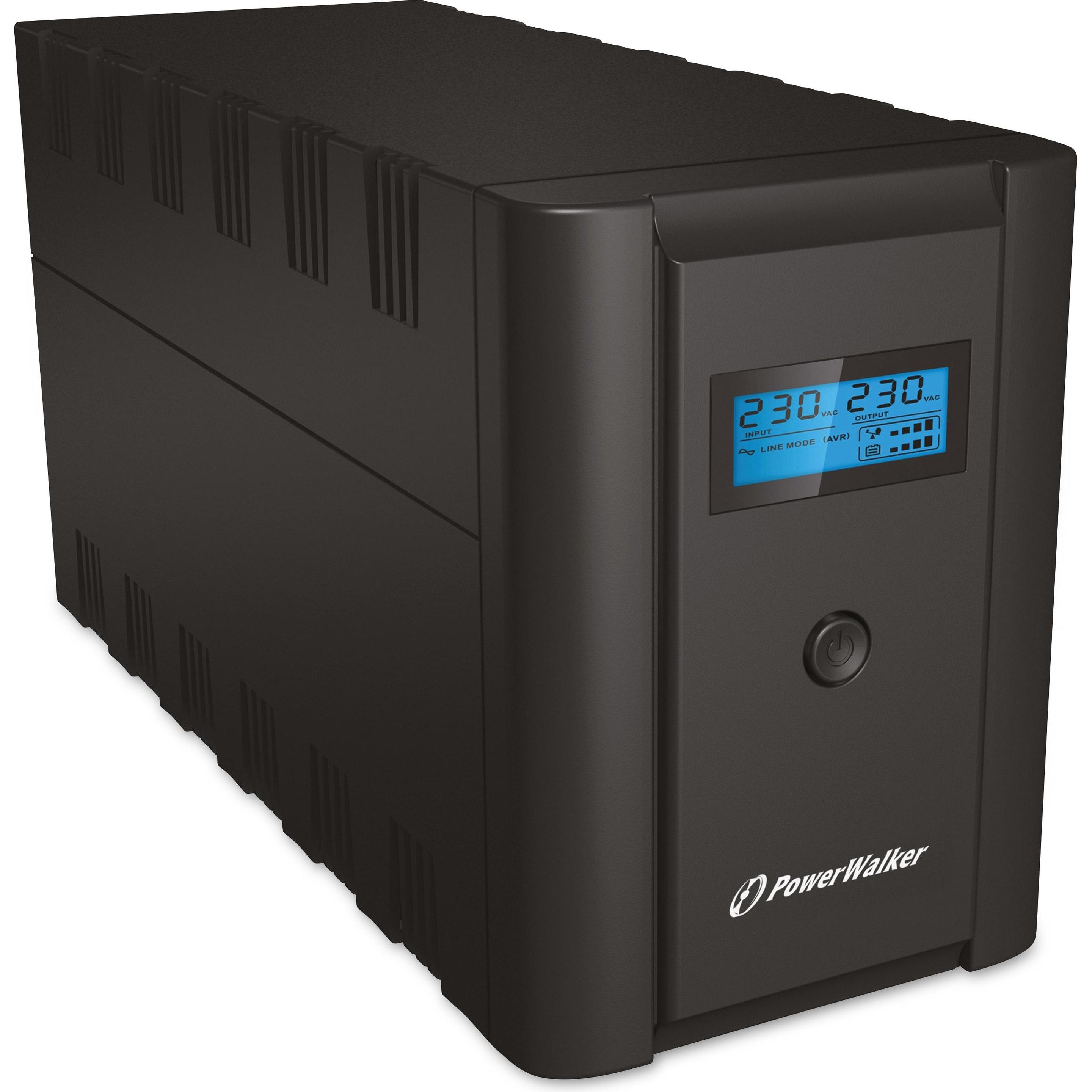 Powerwalker VI 2200 SHL Schuko Schuko 2200VA / 1200W linea interattiva UPS torre AVR HID LCD HID LCD HID (2200 VA, 1200 W, Interattivo linea UPS), UPS