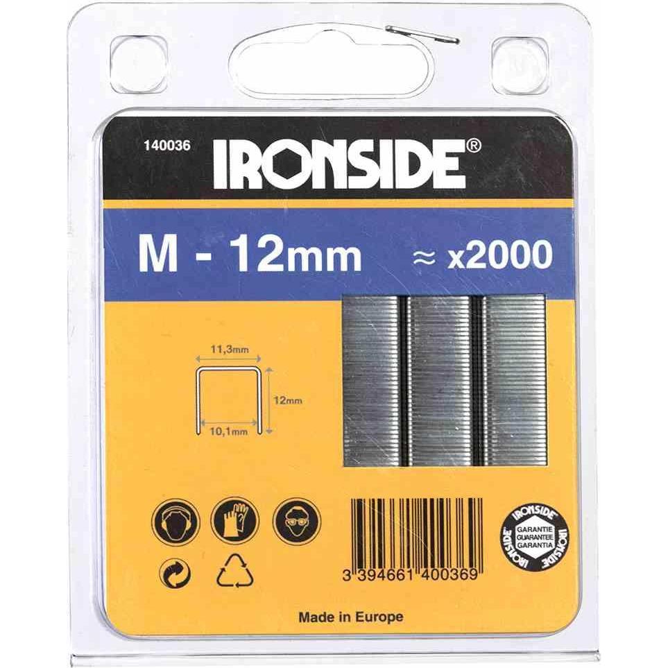 Ironside: Graffette 12 mm (2000 unità)