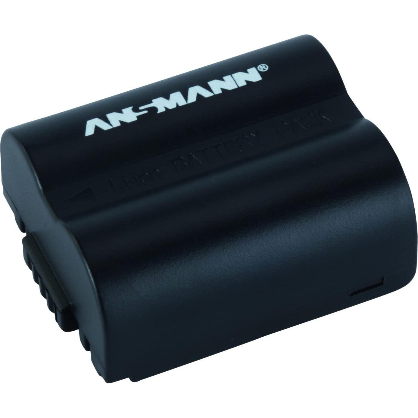 Ansmann Batteria Panasonic CGA-S006 (Batteria della fotocamera), Alimentatore fotocamera, Nero