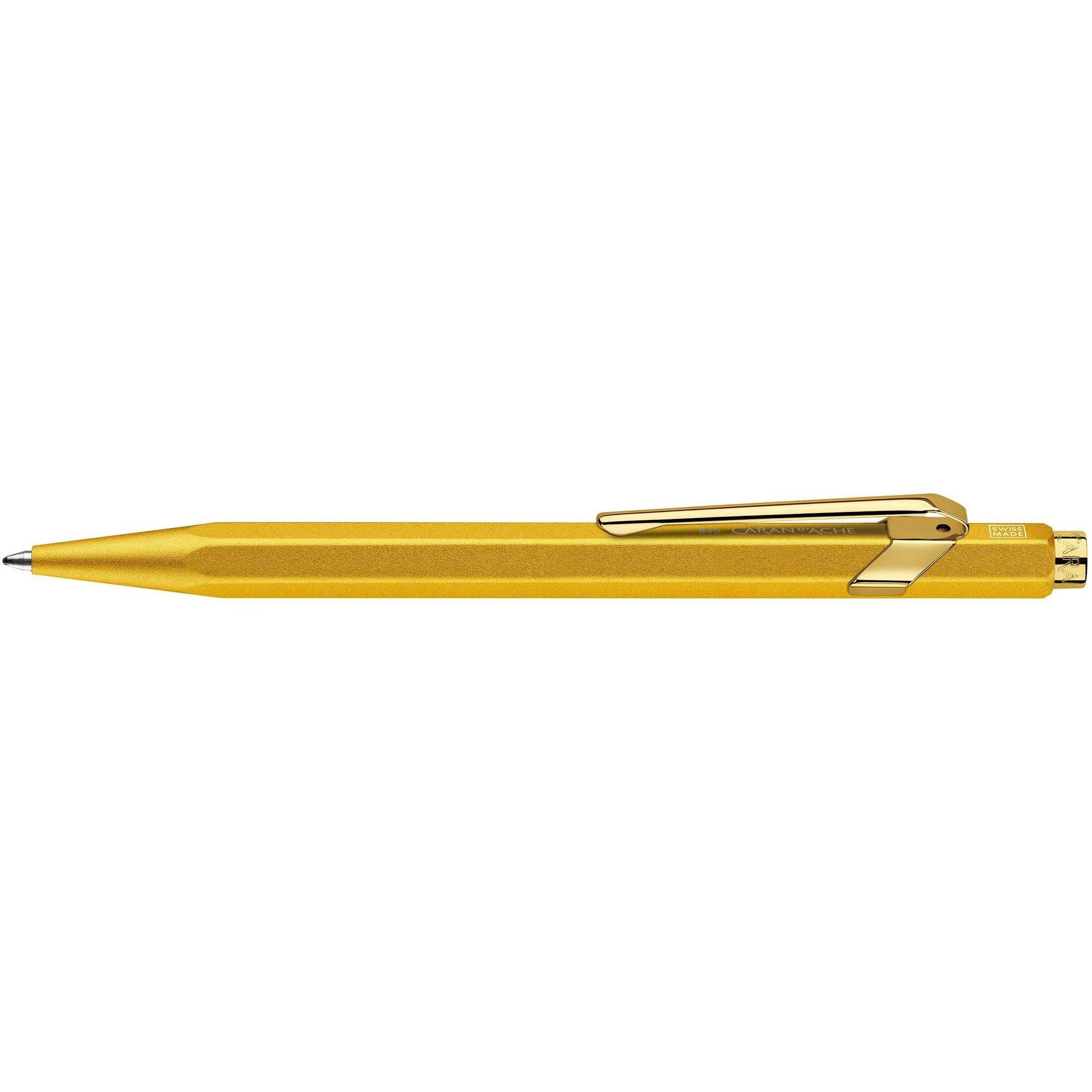 Caran d'Ache 849 Goldbar: Penna a Sfera in Oro (1 Pezzo)