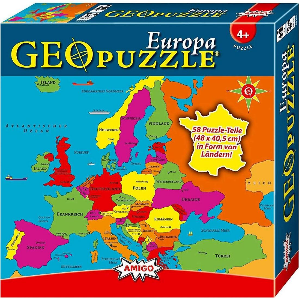 Amigo Mondo GeoPuzzle (68 pezzi)