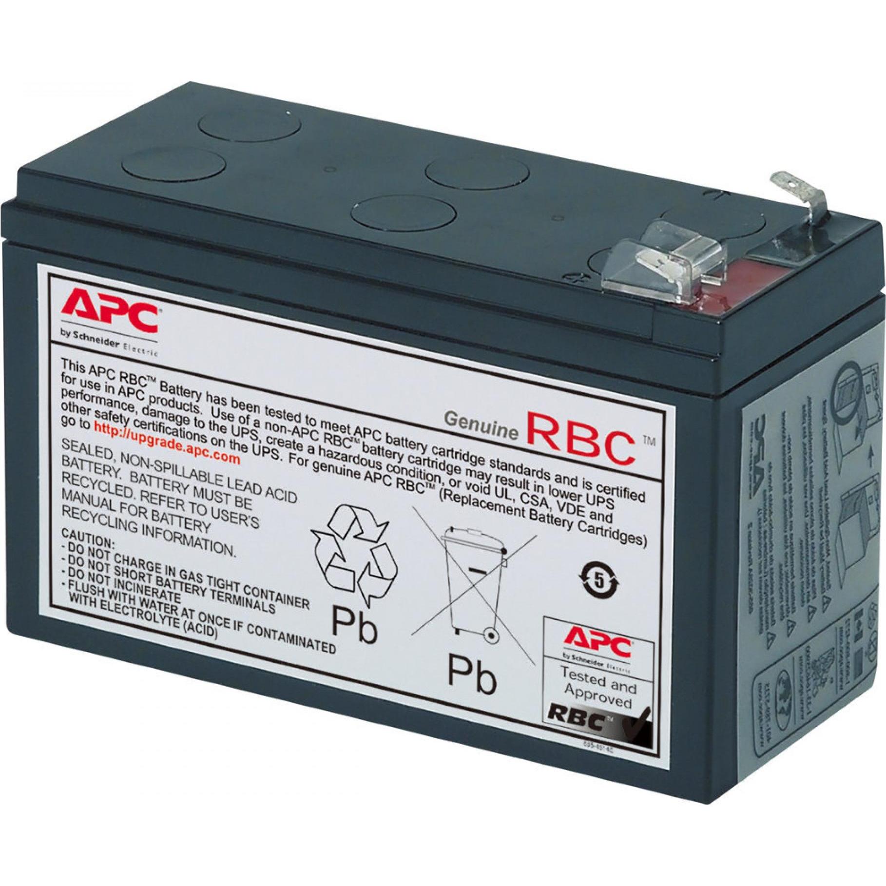 APC Replacement Battery Cartridge #106, Accessori per UPS