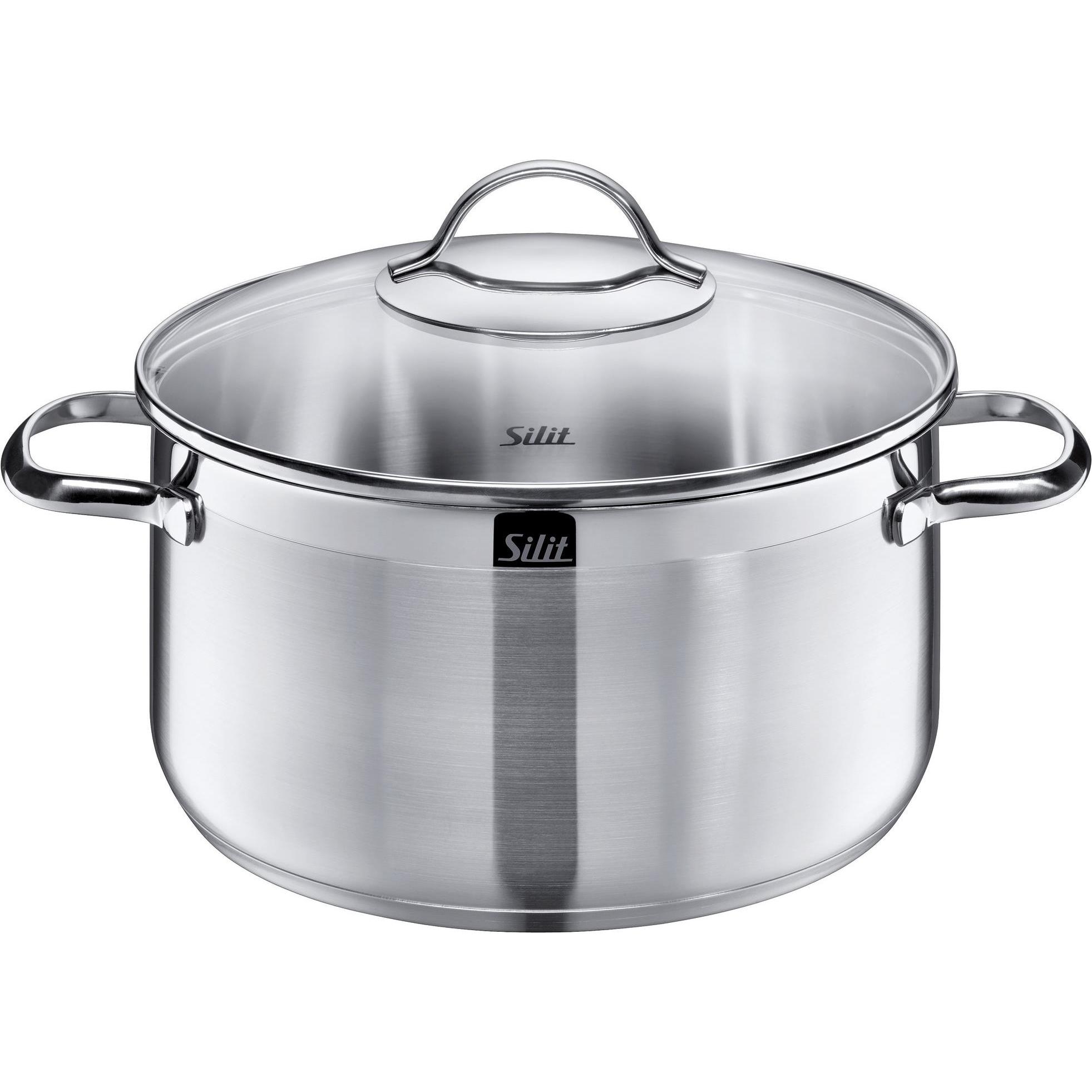 Silit m.D.24cm Agata: Padella + Pentola in Argento