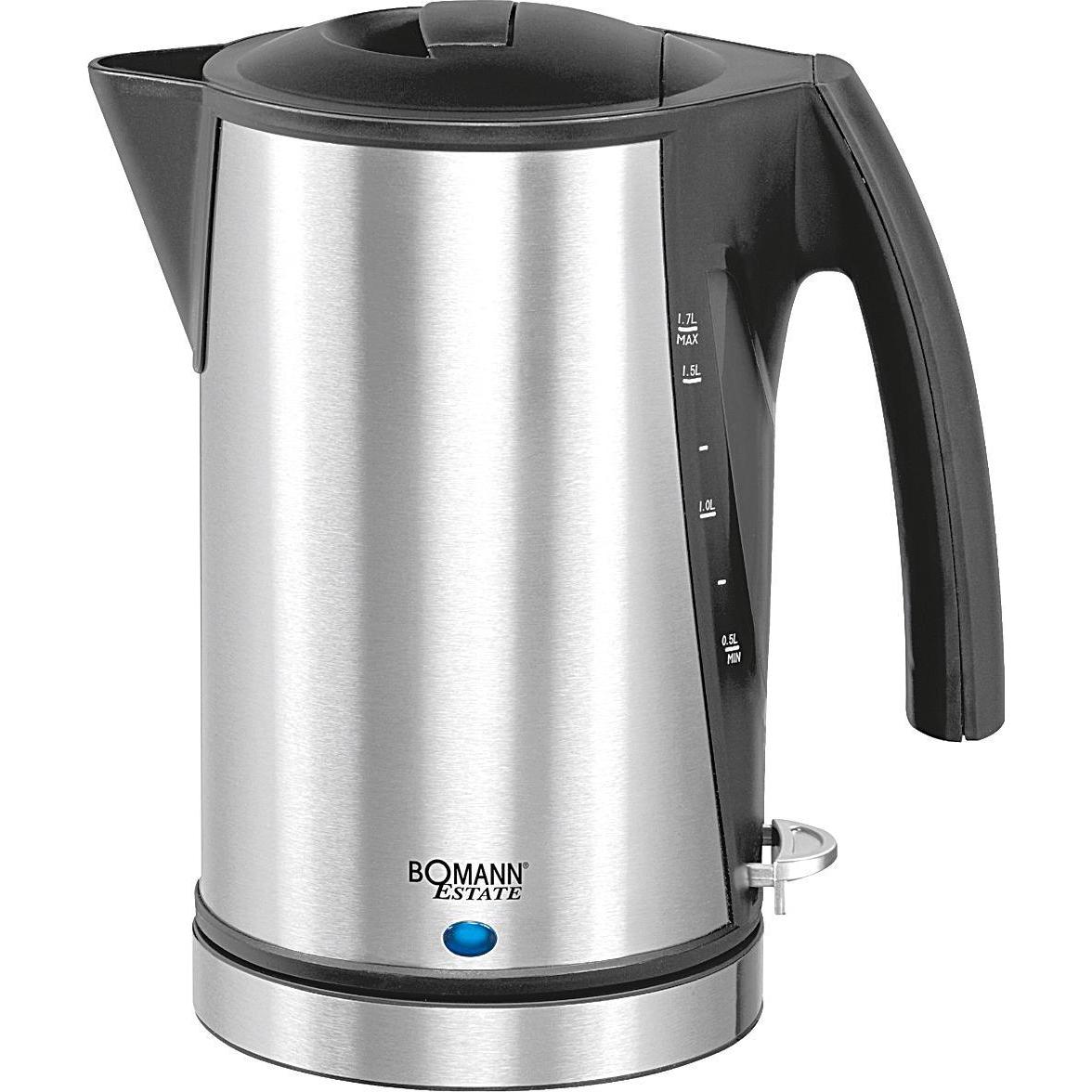 Bomann Settimane 1356 Cb: Bollitore Argento con Connettività Wireless
