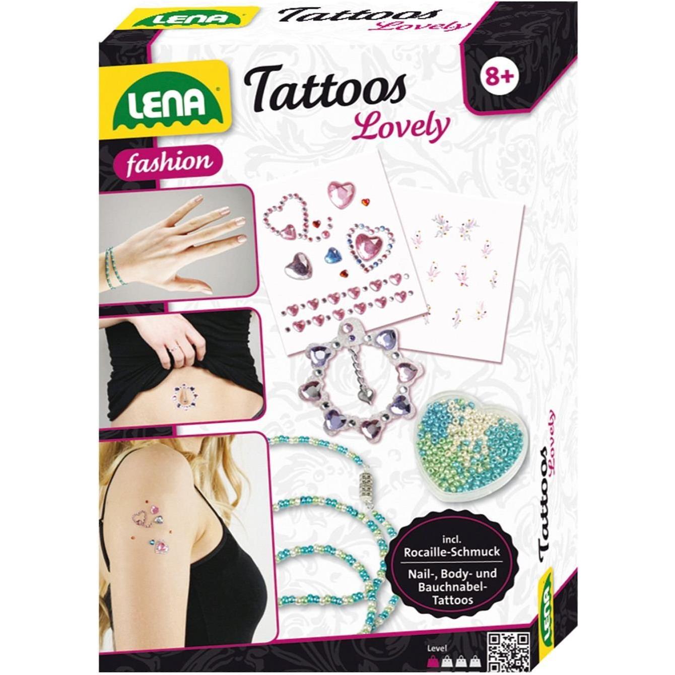 Lena Tatuaggi: Set Rocaille Cuore con Istruzioni