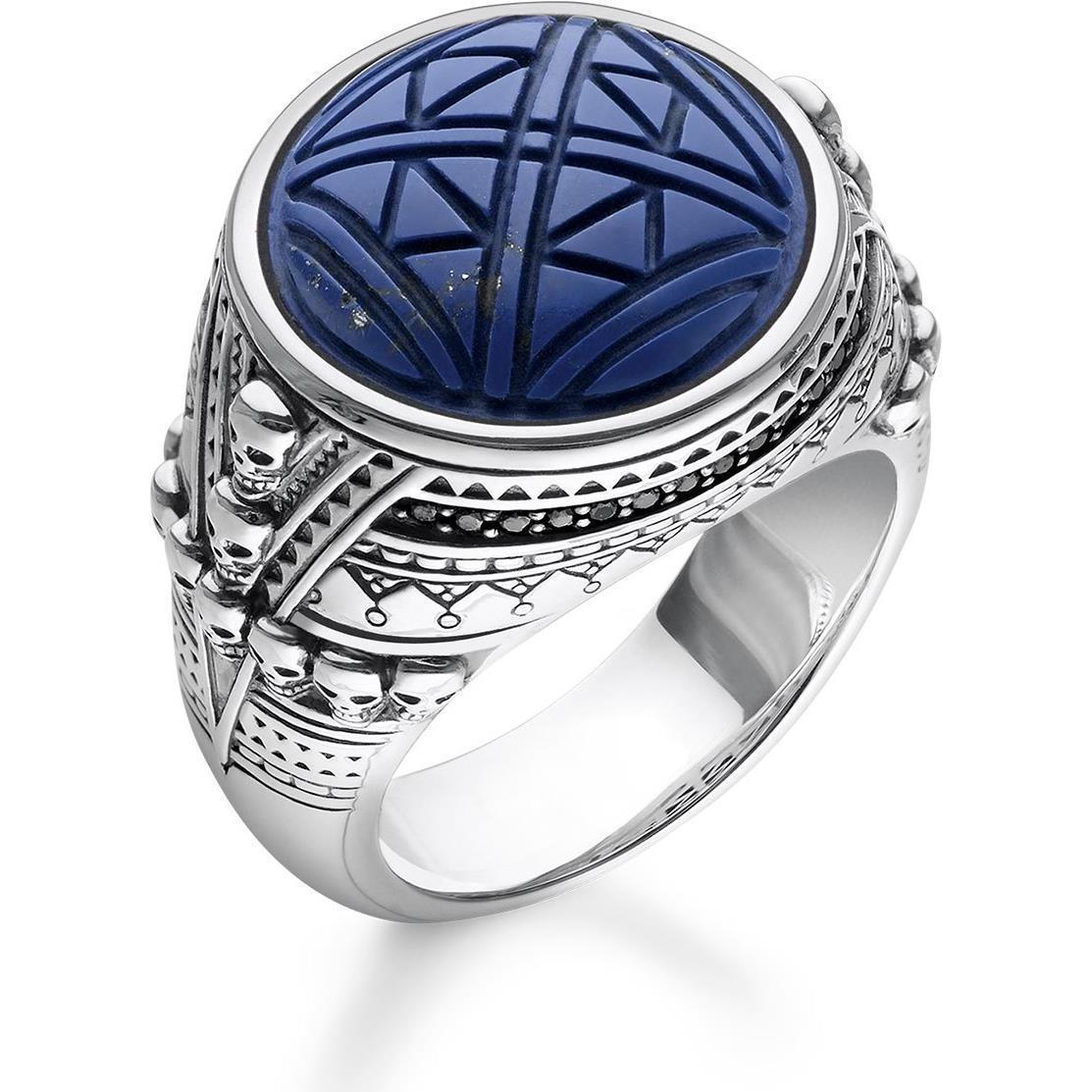 Thomas Sabo: Anello in Argento 925 con Lapislazzuli