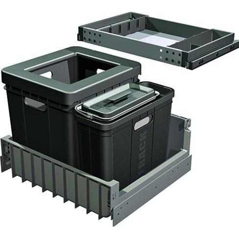 Franke Spazzatrice -Sorter Serie 300 R Composta, Pattumiera, Nero, Gri