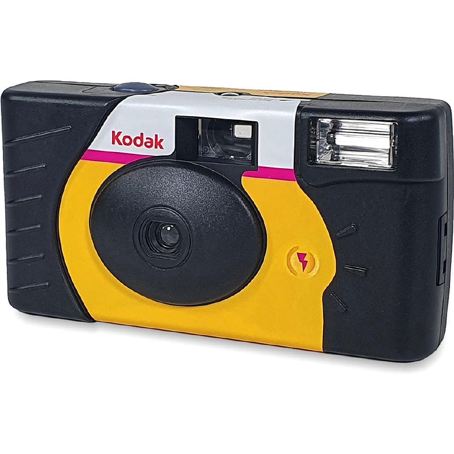 Kodak Power Flash (Pellicola a colori), Fotocamera monouso, Nero, Giallo