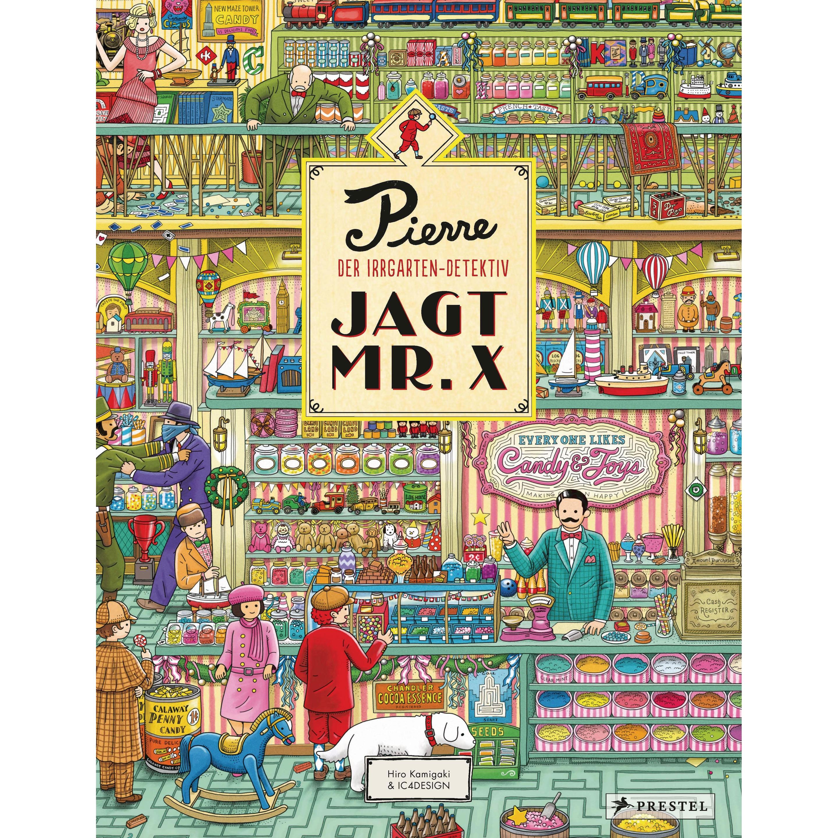 Pierre, der Irrgarten-Detektiv, jagt Mr. X – Libro per bambini di Hiro Kamigaki