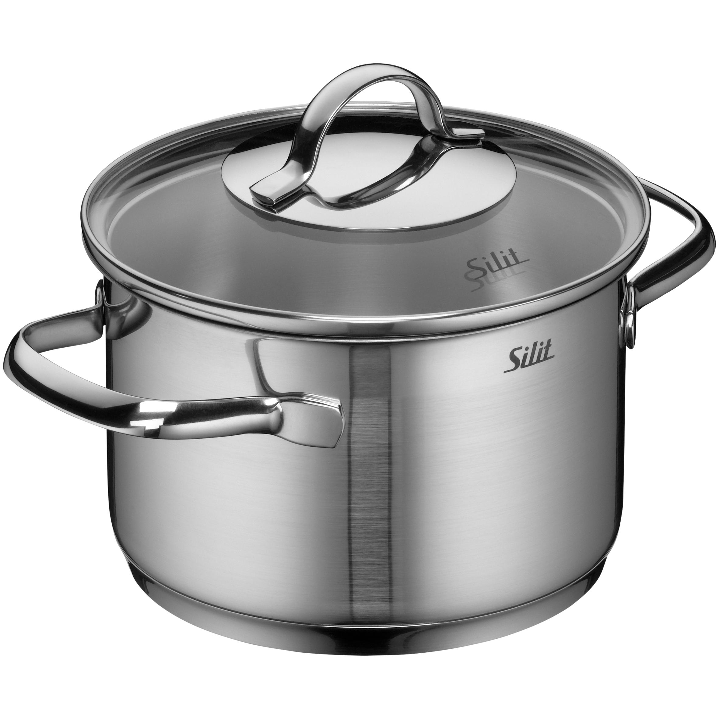 Silit m.D.16cm Agata, Padella + Pentola, Argento