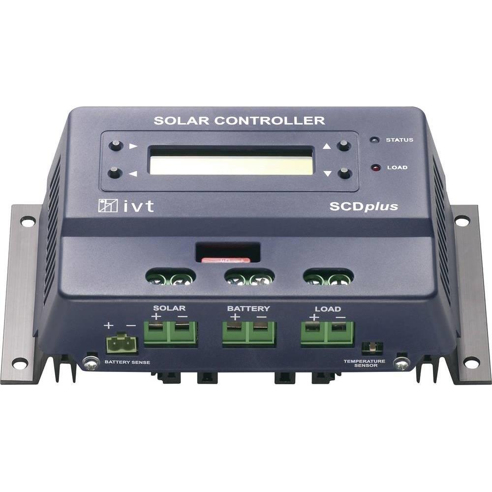 IVT SCDplus 15A PWM: Controller di Carica Solare per Batterie 12V/24V