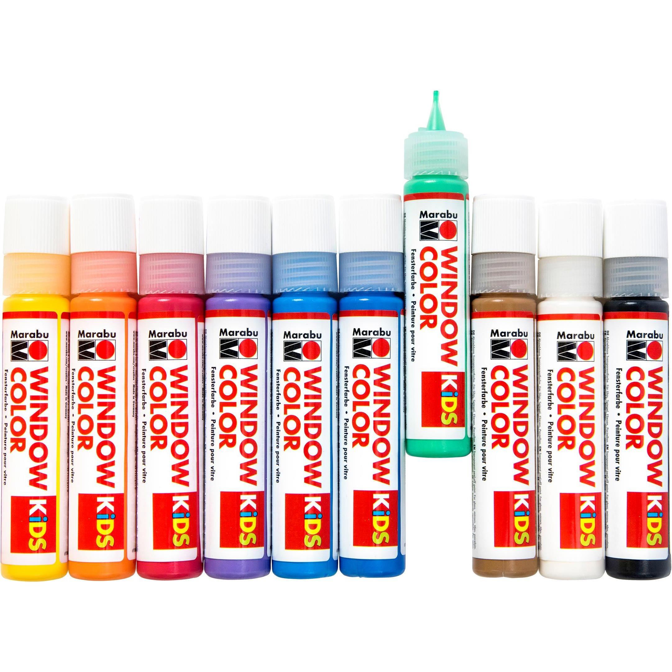 Marabu: Colori e Vernici per il Fai da Te - Decorazioni per Finestre (Multicolore, 250 ml)