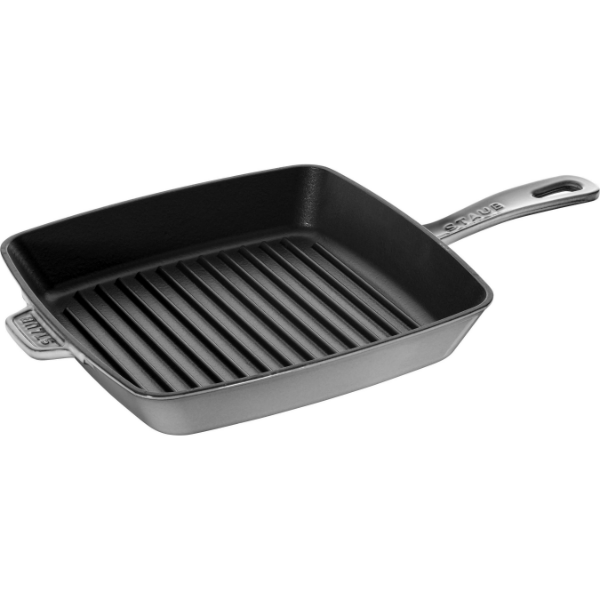 Staub Padella Quadrata Grigia 26x26 cm: Padella e Pentola in uno