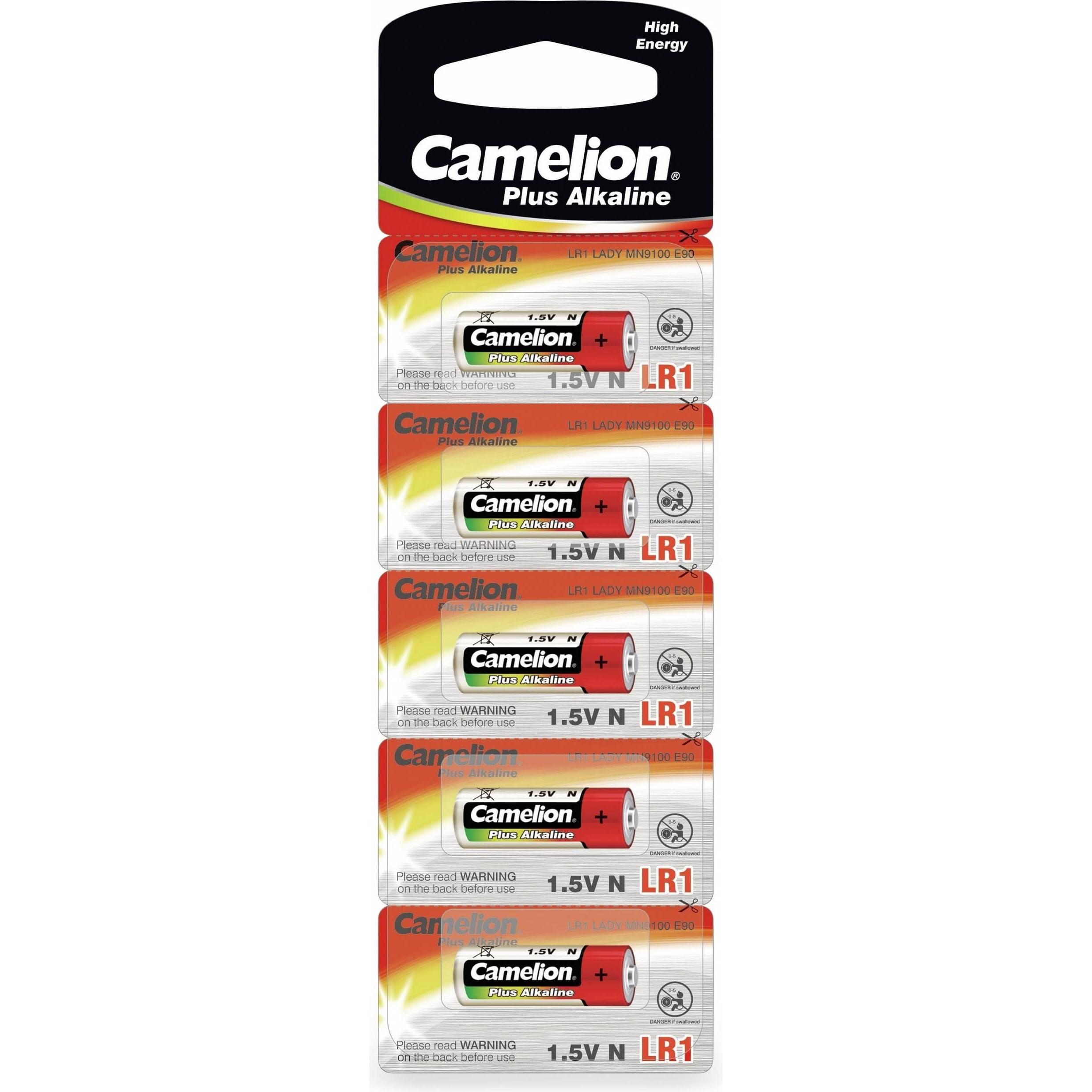 Camelion Signora (N) batteria alcalina Manga (5 pz., N, 945 mAh), Batterie + pile