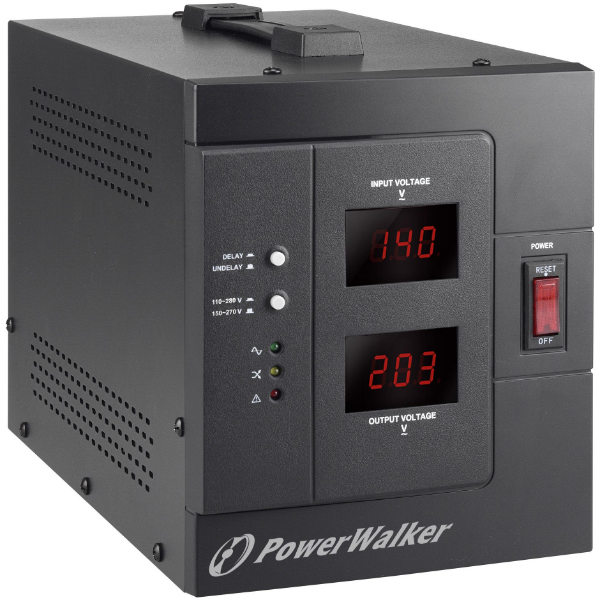 PowerWalker AVR 3000/SIV: Regolatore Automatico di Tensione Schuko 3000VA / 2400W