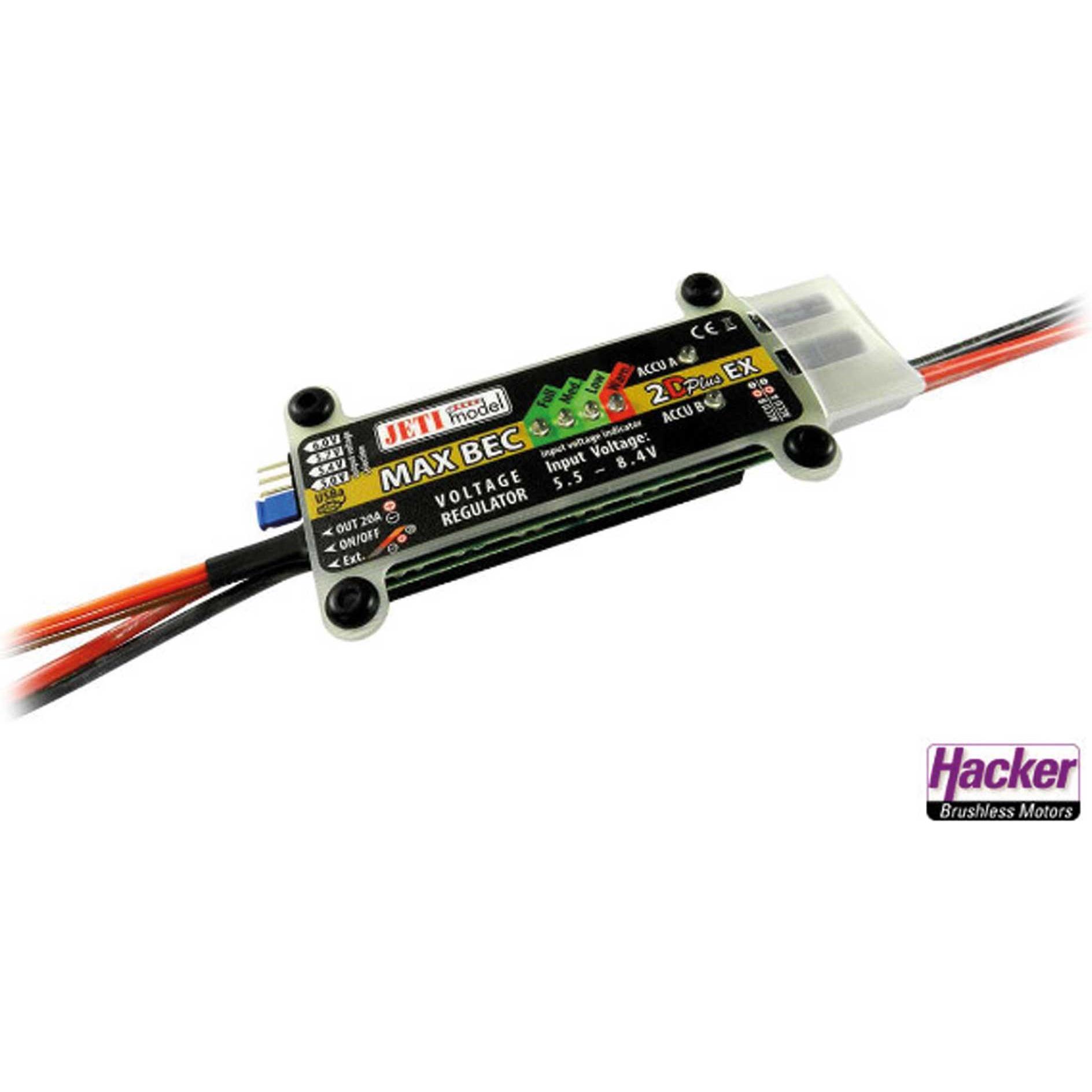 Jeti Regolatore MAX BEC 2D Plus EX - Nuova Versione 2014