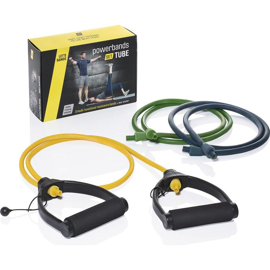 Let's Bands, Elastico fitness: il set Tube (1.20m, Light, Medio, Strong)