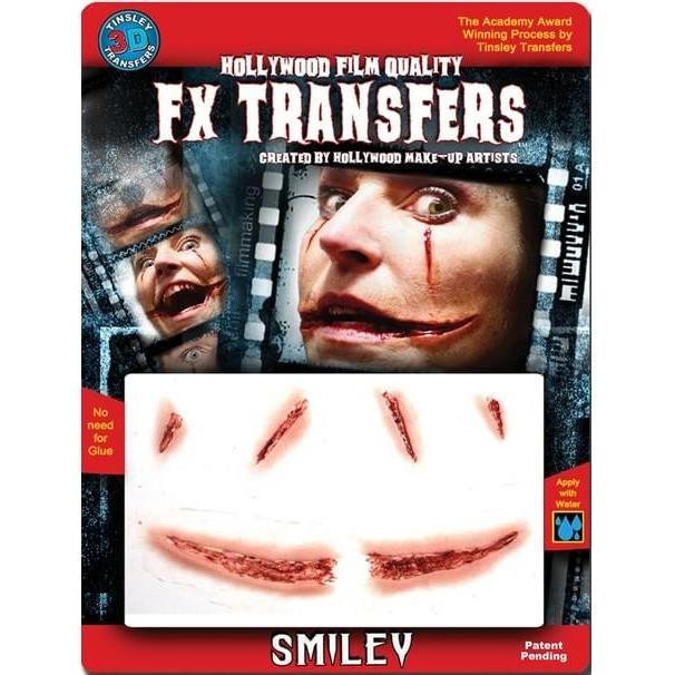 Tinsley Transfers FX 3D Adhesive Tattoo Bloody Laughter